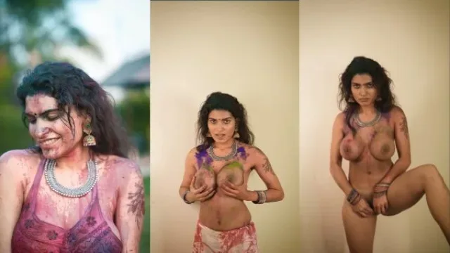 Reshmi R Nair Nude Holi 2024 Desi Hindi Hot Video